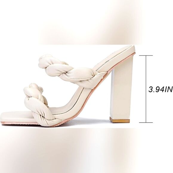 (84-2492) 🔥3/$20🔥 risdoada Women's Block Chunky Heels Sandals Sz 41 (10.5) - Picture 3 of 11